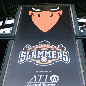 Grand Format Mesh Banner at Joliet Slammers